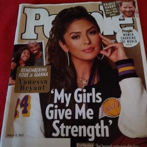 People Magazine March 2021, Vanessa Bryant Prince Harry Tiger Woods